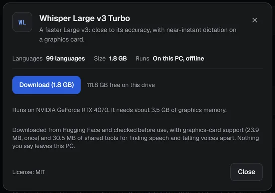 Downloading a card model